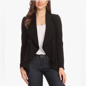 2 for $20 sale: Doublju black lightweight cardigan blazer jacket - XL